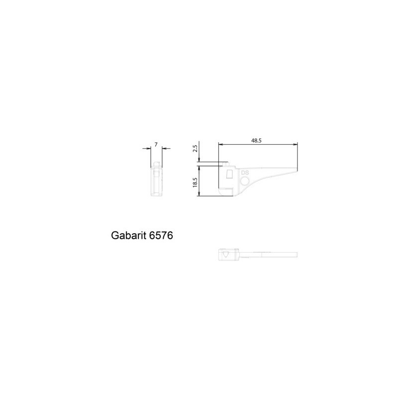 Gabarit et kit fermeture modulaire MS SEREINE - CROISEE DS