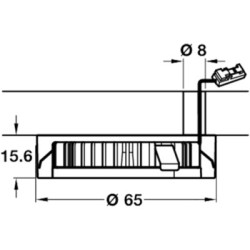Spot LED à encastrer / en applique LOOX 2025 - HAFELE