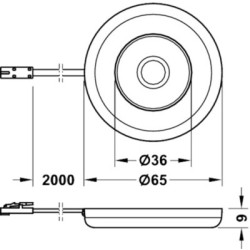 Spot LED en applique LOOX 2027 - HAFELE