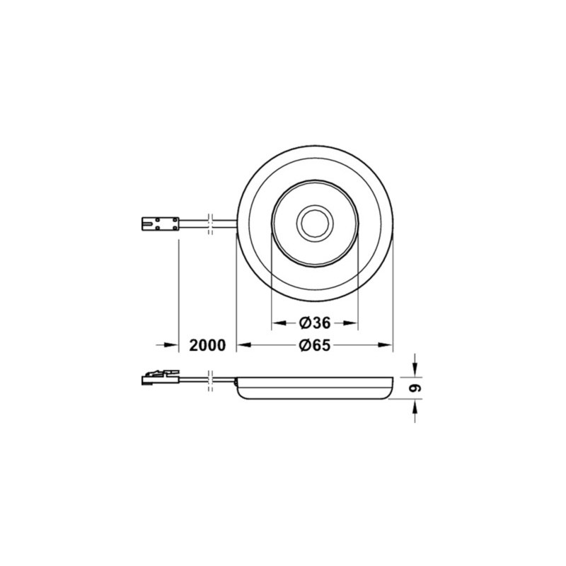 Spot LED en applique LOOX 2027 - HAFELE