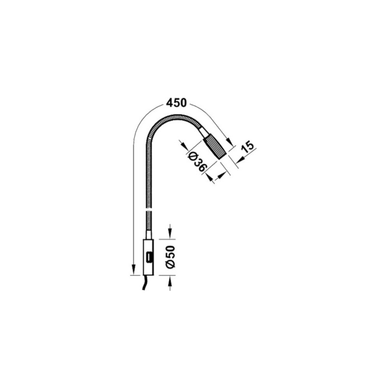 Liseuse LED LOOX 2034 - HAFELE