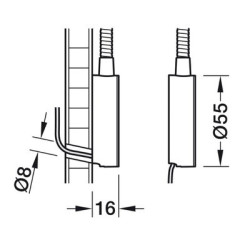 Liseuse LED LOOX 2034 - HAFELE
