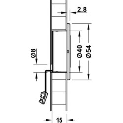Spot LED de socle IP44 LOOX 2028 - HAFELE