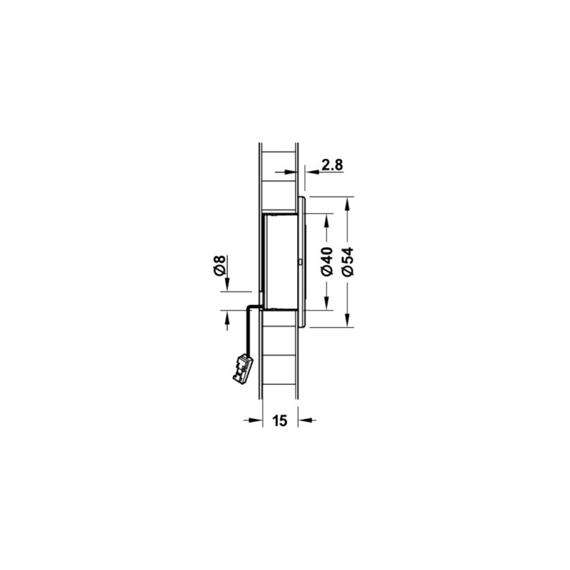 Spot LED de socle IP44 LOOX 2028 - HAFELE