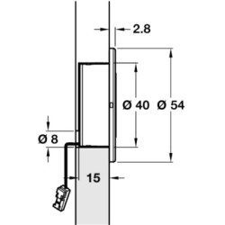Spot LED de socle IP44 LOOX 2028 - HAFELE