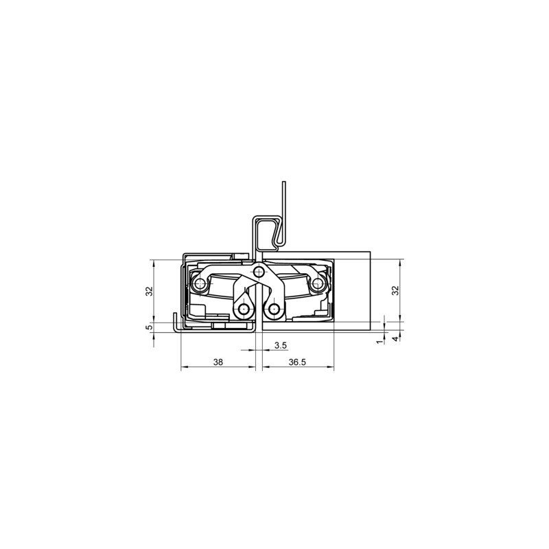 Paumelle invisible TECTUS TE540 3D - SIMONSWERK