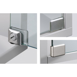 Charnière pour porte en verre ET150 - HETTICH