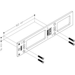 Plaque support de ferme-porte TS 4000 / TS 5000 - GEZE