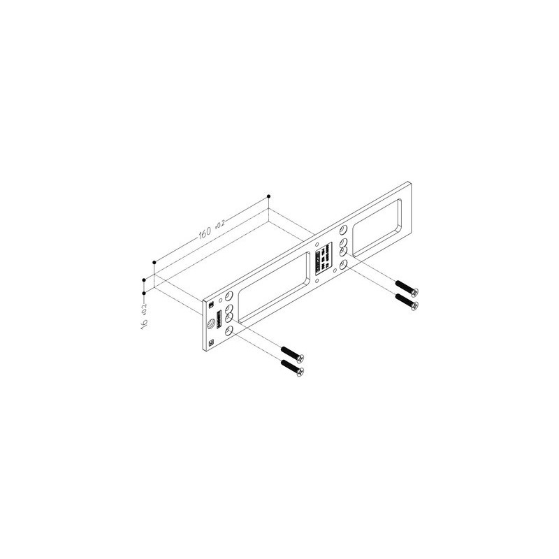 Plaque support de ferme-porte TS 4000 / TS 5000 - GEZE