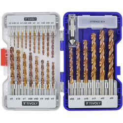Coffret 25 forets métal FURIUS HSS - TIVOLY