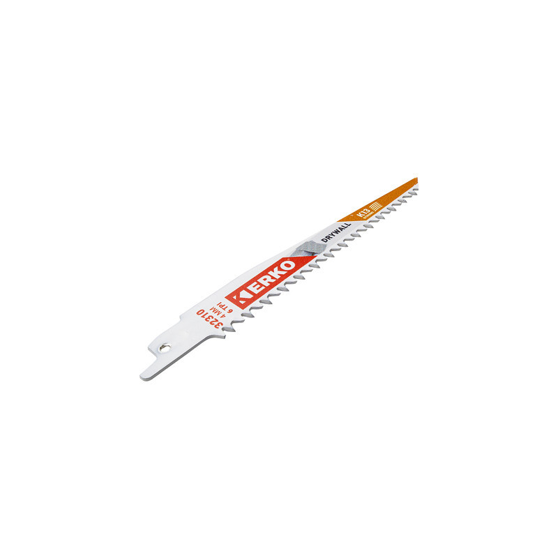 Lot de 5 lames de scie sabre 150 mm DRYWALL K13 - ERKO