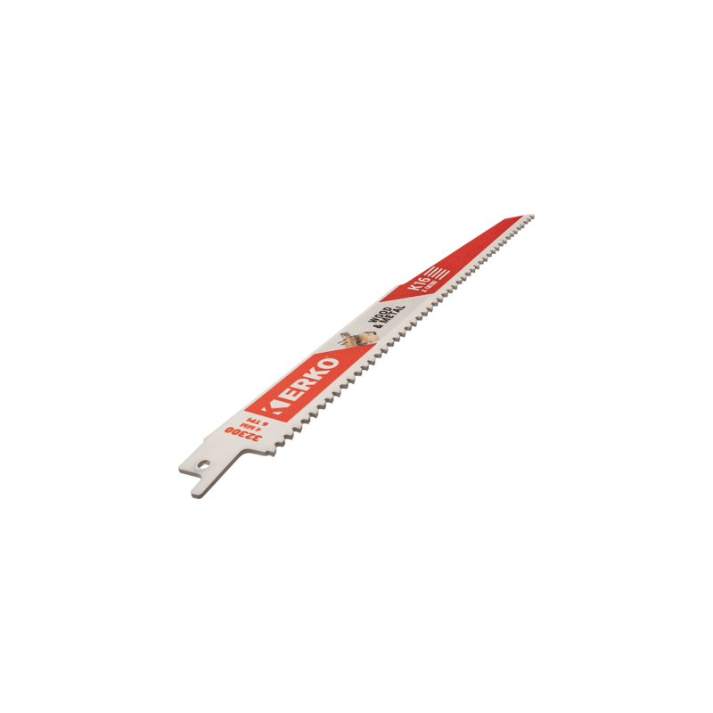 Lot de 5 lames de scie sabre 228 mm WOOD AND METAL K16 - ERKO