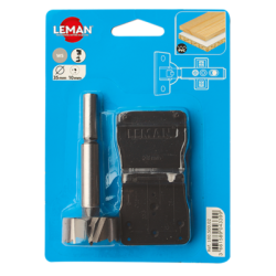Kit mèche à bois pour charnière invisible diamètre 35 mm - LEMAN