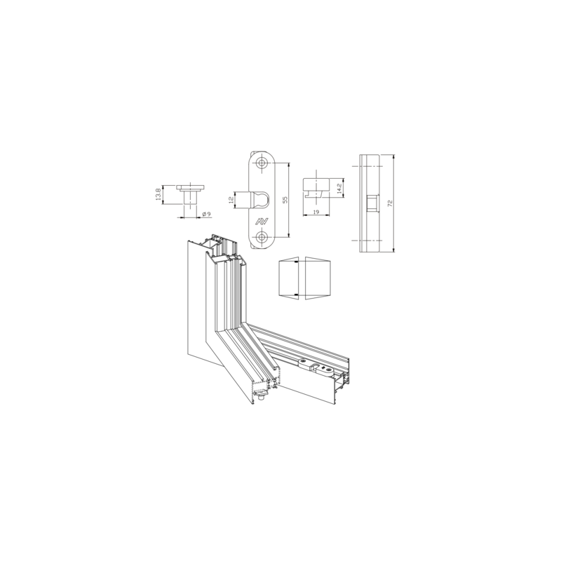 Houssette pour semi-fixe 1468 - SAVIO