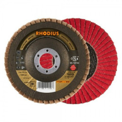 Disque abrasif à lamelles droit céramique acier diamètre 125 mm JUMBO SPEED G - RHODIUS