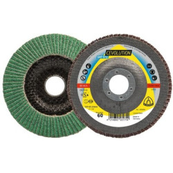 Disque abrasif à lamelles bombé inox diamètre 125 mm SMT 976 CEVOLUTION - KLINGSPOR