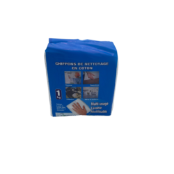 Sac 1 kg de chiffons draps blancs pur coton - COMPAS