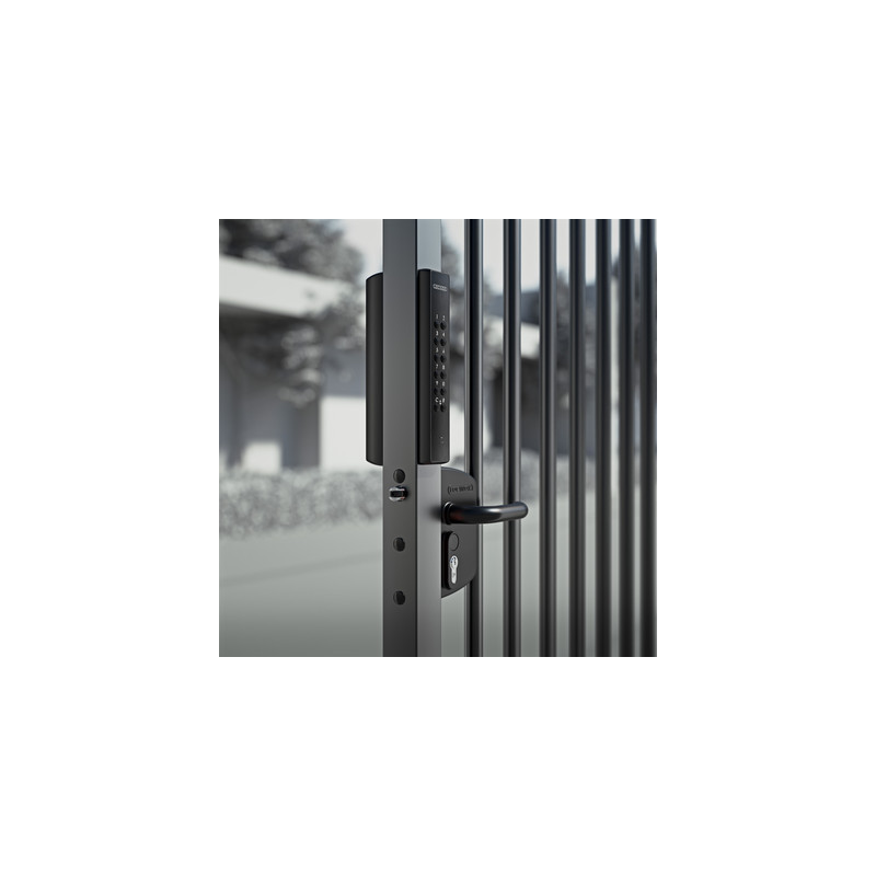 Serrure en applique avec double claviers à code VOLTA - LOCINOX