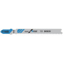 Lot de 5 lames de scie sauteuse HSS métal 92 mm T118B - BOSCH