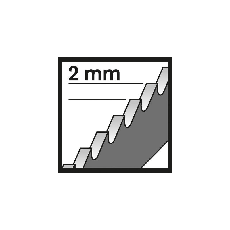 Lot de 5 lames de scie sauteuse bois 83 mm T119BO - BOSCH