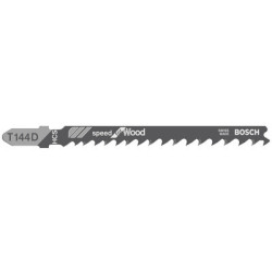 Lot de 5 lames de scie sauteuse HCS Speed bois 100 mm T144D - BOSCH