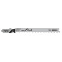 Lot de 5 lames de scie sauteuse HCS Clean bois100 mm T101B - BOSCH
