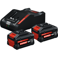 Chargeur 18V EXAL + 2 batteries expert EXBA 18V-40 - BOSCH