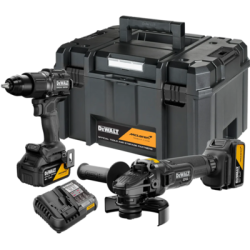 Kit 2 outils perceuse-visseuse à percussion + meuleuse 18V 5AH MC LAREN - DEWALT