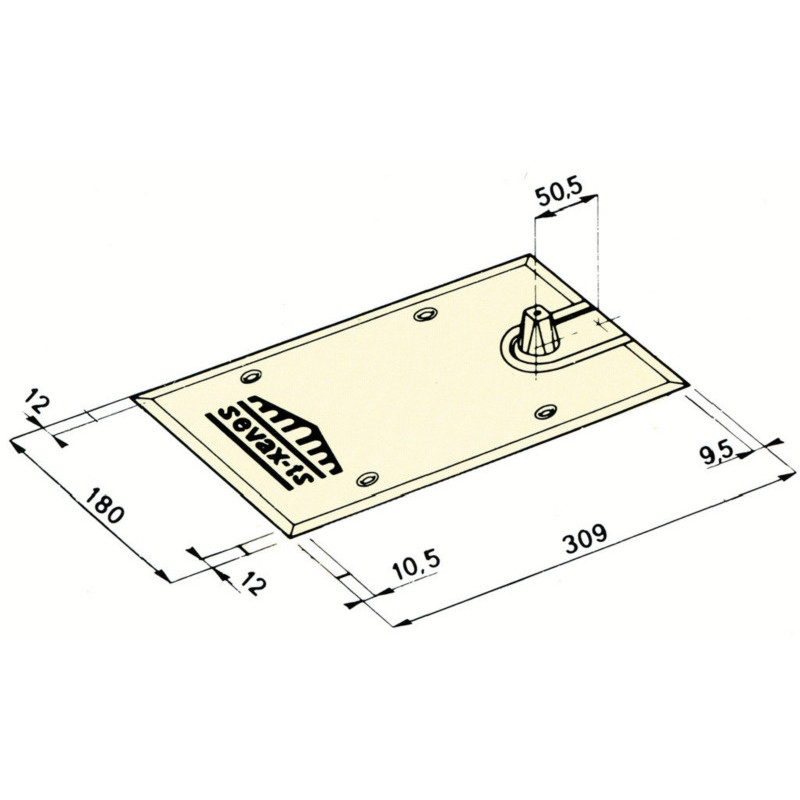 Plaque de recouvrement TSP-TSA - SEVAX