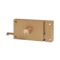Serrure applique monopoint horizontale à tirage tirant ZENITH 541 - ISEO