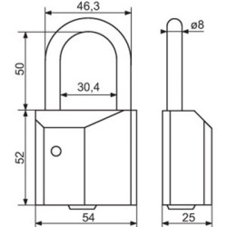 Cadenas profil européen GERA - ISEO