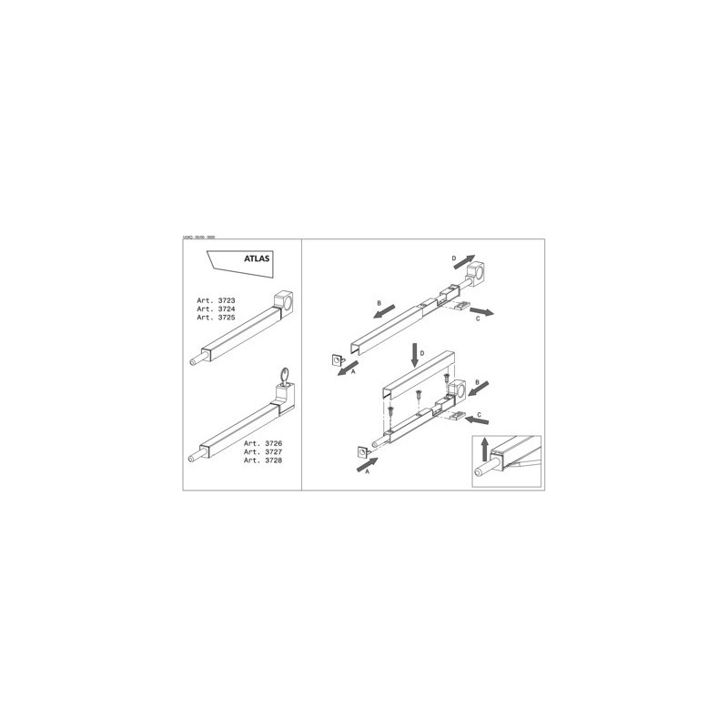 Verrou en applique ATLAS - FAPIM