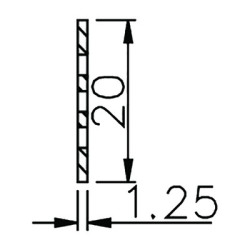 Grille de ventilation à encastrer plate 478 - RENSON