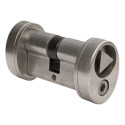 Cylindre européen double entrée triangle T14 inox - LOCINOX