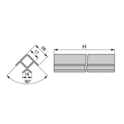 Angles de 90º pour plinthe - EMUCA