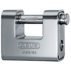 Cadenas blindé à clé rectangulaire acier - ABUS