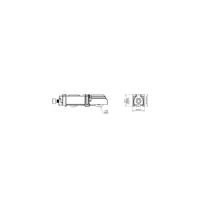 Chariot pour coulissant GALAXIE 26 TH INSTALLUX - CROISEE DS