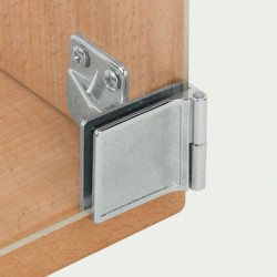 Charnière pour porte en verre pose en applique - HAFELE