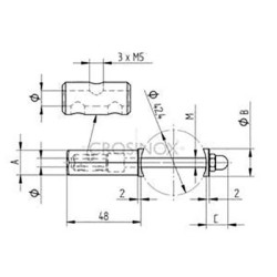 Embout pour câble inox - CROSO