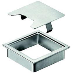 Passe-câbles de bureau carré - HAFELE