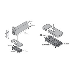 Pivot de sol B TWIST - SEVAX