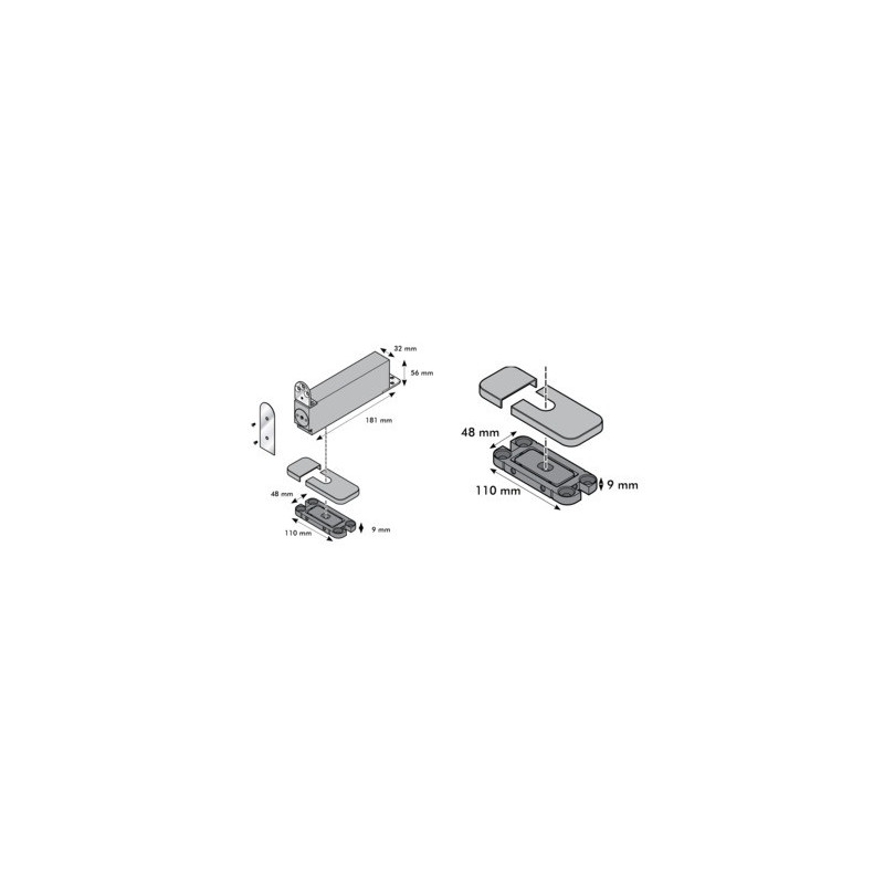 Pivot de sol B TWIST - SEVAX