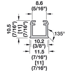 Profil 1101 EN 3 ML LOOX5 - HAFELE