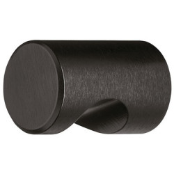 Bouton de meuble aluminium poignée encastrée noir - HAFELE