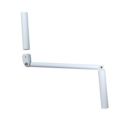 Poignée de manivelle blanche diamètre 12 mm L 420 mm - TORBEL