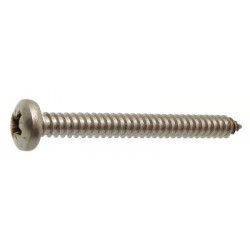 Vis tôle tête ronde bombée cruciforme inox A2 - ACTON