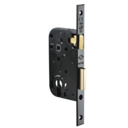 Serrure à encastrer monopoint axe 50 pêne dormant demi-tour clé i MULTIBAT bouts carrés - JPM