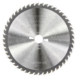 Lame de scie circulaire stationnaire bois diamètre 260 mm 48 dents - DEWALT