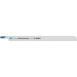 Lot de 5 lames de scie sauteuses HSS Métal 67 mm T218A - BOSCH