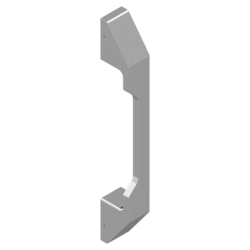 Poignée fixe pour coulissant aluminium SEZAM DS8710 - CROISEE DS